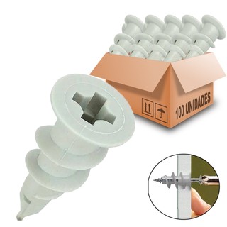 Bucha Para Gesso Sfor Dry Fix Acartonado Com 100 Peças + Nfe em Oferta na Shopee