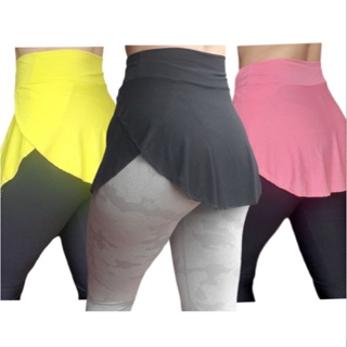 kit com 3 saias tapa bumbum academia em Oferta na Shopee