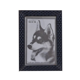 PORTA RETRATO PRETO 10X15 PVC MOLDURA ALTO RELEVO