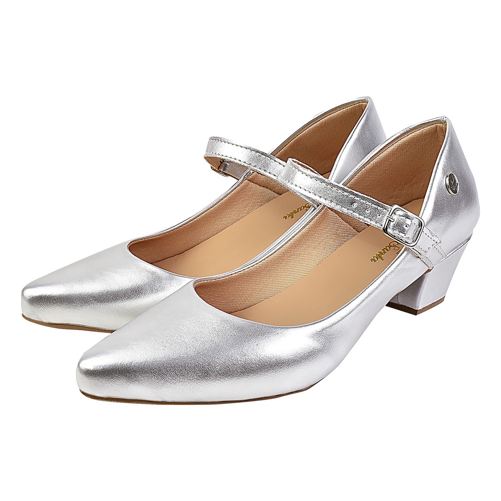 Sapato Feminino Scarpin Bico Fino Boneca Donna Santa