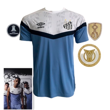 Santos 2023-2024 Camisa De Treinamento Roupa Casa E Distante Manga Curta Colete casual top Traje De Treino Futebol Esportiva Tailandesa Qualidade 1 : 1