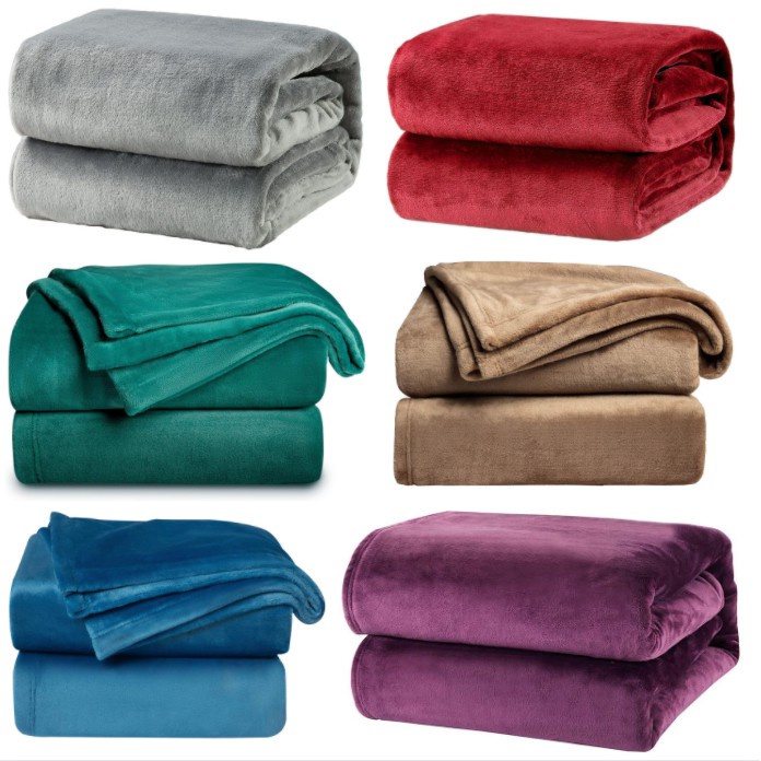 KIT 3 Cobertor Manta Casal Padrão Antialérgico Várias Cores - Promoção
