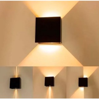 Luminária Arandela Multi Fachos Led 4w 3000k Preta ou Branca ENVIO IMEDIATO