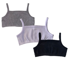 Kit com 3 Tops de Alcinha com Elástico INFANTIL 1 ao 12 em Oferta na Shopee