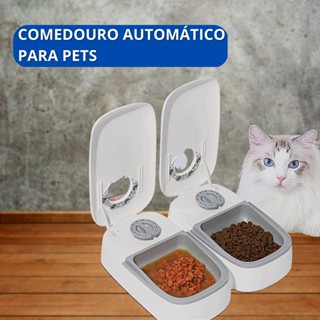 Comedouro Para Cães e Gatos Com Timer Automático - BELEZINHA
