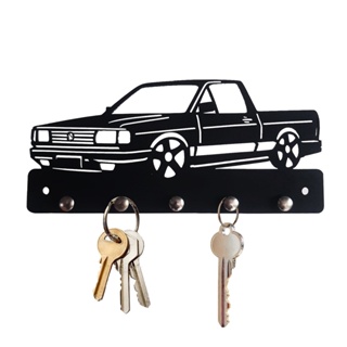 Porta chave Mdf  VW Saveiro Ap 20 cm Quadro Decorativo Vasado Preto em Oferta na Shopee