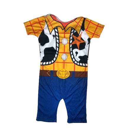 FANTASIA TRAJE INFANTIL MACACÃO COWBOY WOODY TOY STORY