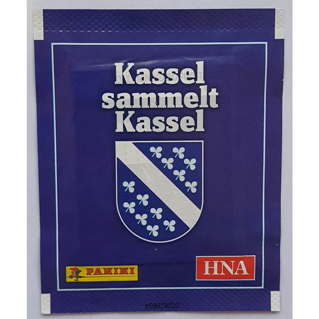 Figurinha Panini HNA Kassel Sammelt Kassel Envelope Lacrado
