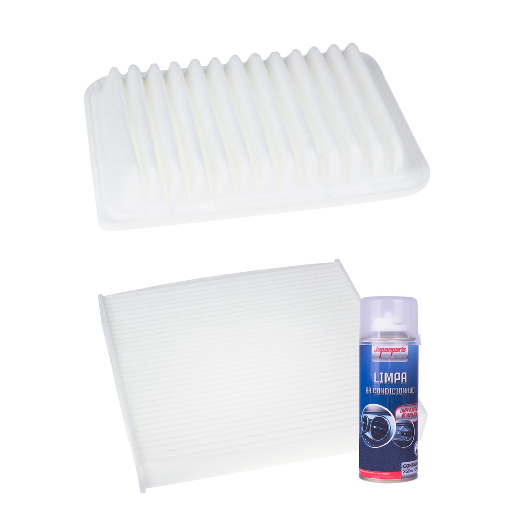 Filtro De Ar Motor + Cabine + higienizador Toyota Corolla E Rav4 em Oferta na Shopee