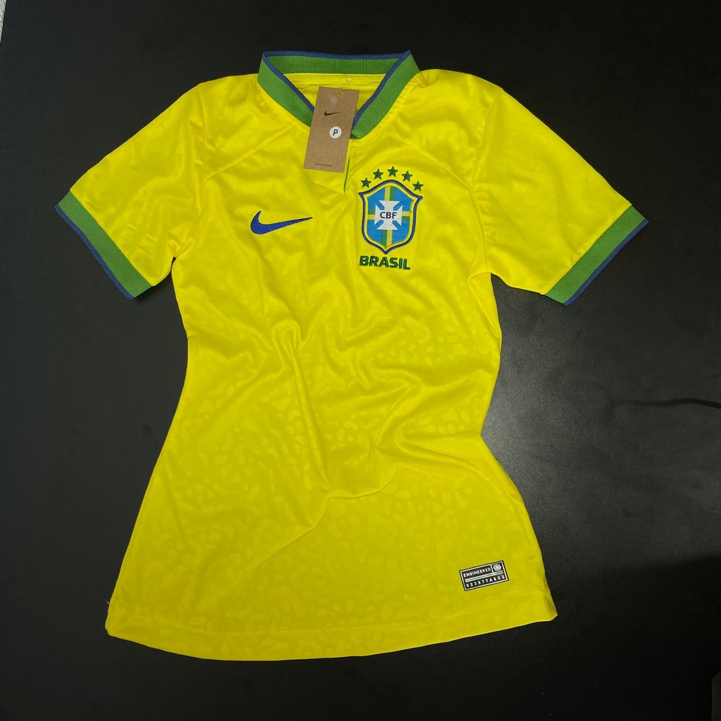 Camisa da Seleção Brasileira Tailandesa Feminina - Queima de Estoque