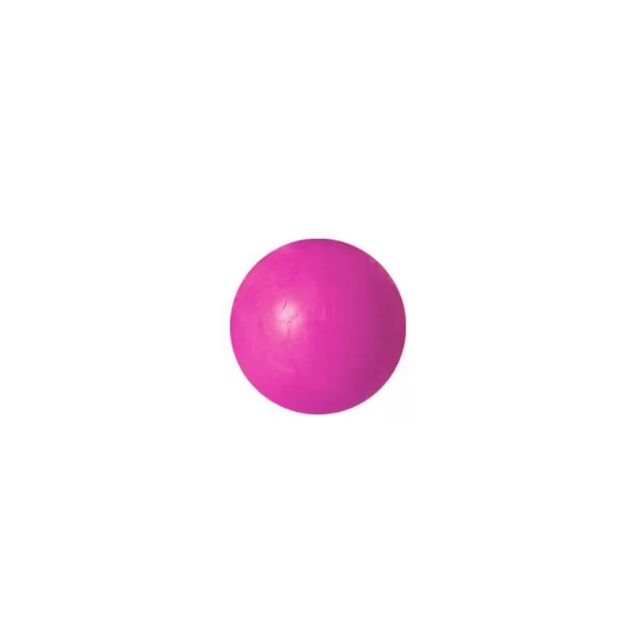 Bolinha Maciça Rosa 80mm Adestramento Bola Aromatizada Brinquedo Mordedor Cães Furacão Pet