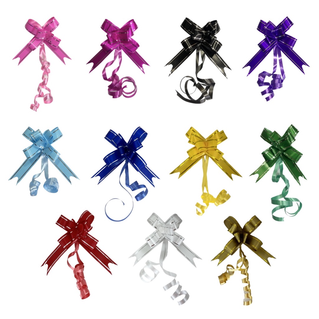 Laço fácil tamanho M 18mm x 35cm 100un. cor única ou sortidos em Oferta na Shopee