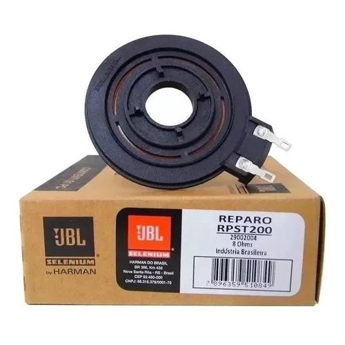 Reparo Original JBL Selenium RPST200 Para Super Tweeter ST200 100W Rms 8 Ohms