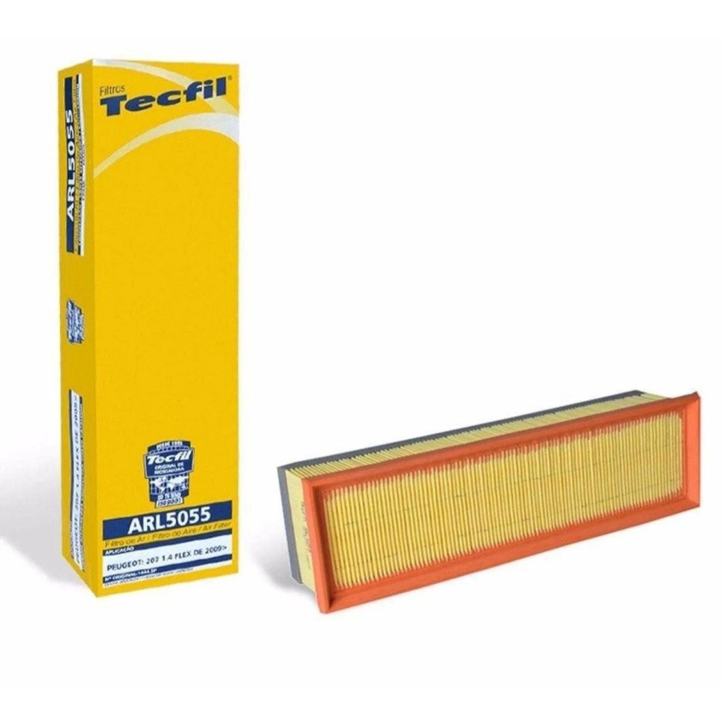FILTRO DE AR TECFIL ARL5055 Peugeot 207 1.4 8v 2008/2015 Flex em Oferta na Shopee