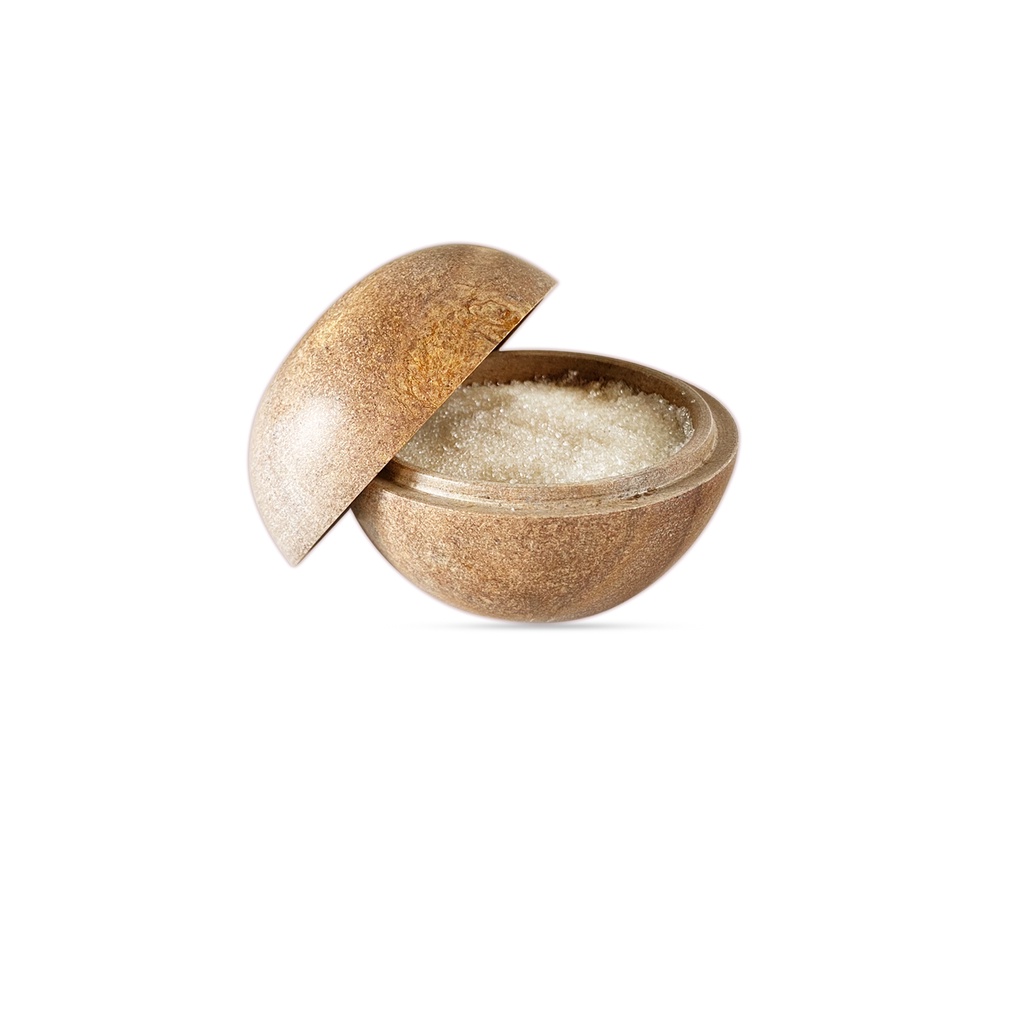 Saleiro Bola De Pedra Sabão Natural 8 cm de Diâmetro Grande em Oferta na Shopee