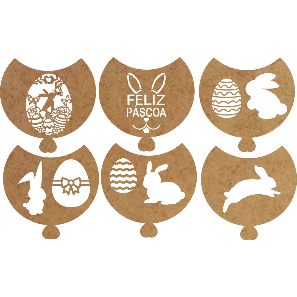 Marcador de Chimarrão MDF kit com 6 modelos