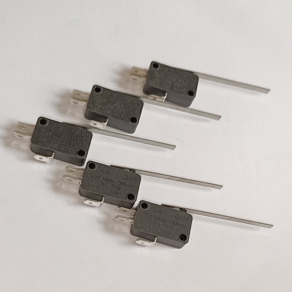 CHAVE DE PORTA DE FORNO MICRO SWITCH FIM DE CURSO 16A 125-250VAC KIT 5PEÇAS