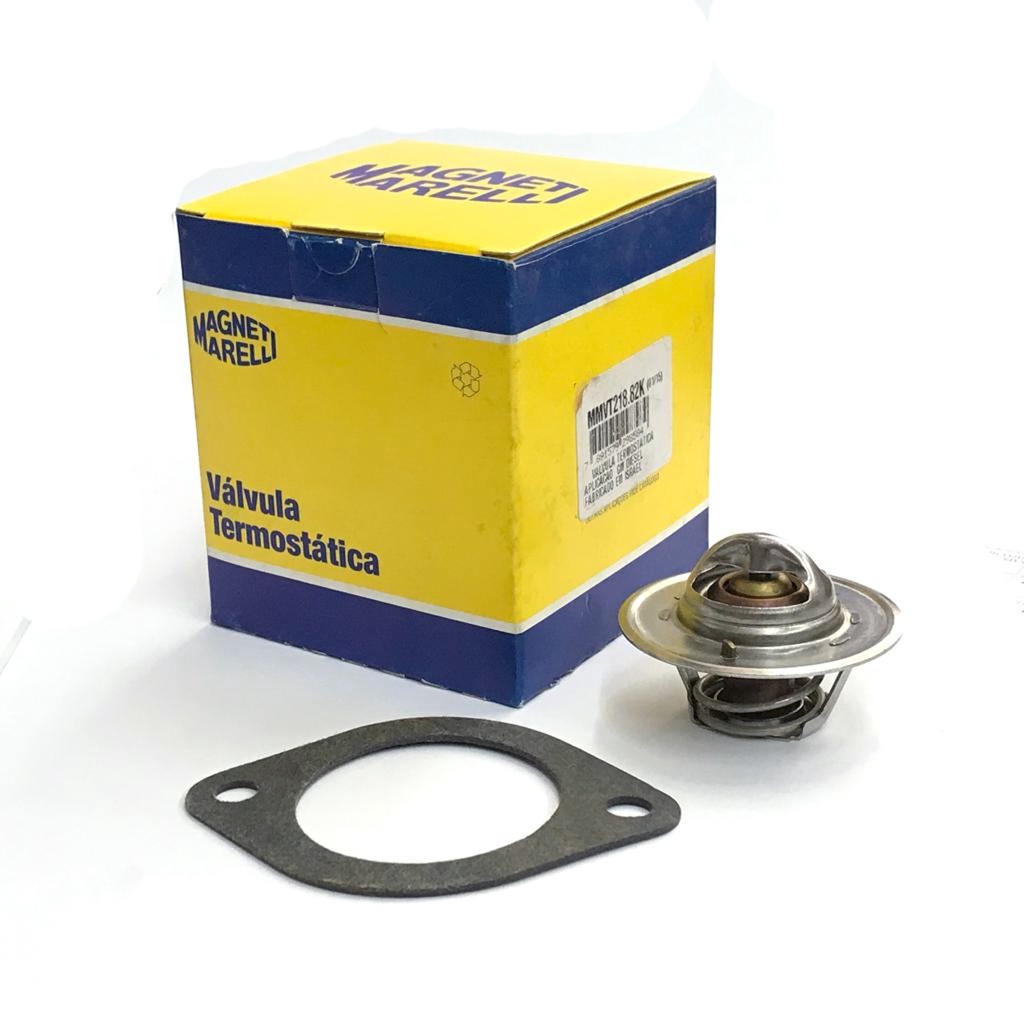Valvula Termostatica GM D10 - Motor Perkins 6 Cilindros Diesel / Massey Ferguson F235 MAGNETI MARELLI MMVT21882K, compatível com 221882 / 300482 / VT21882
