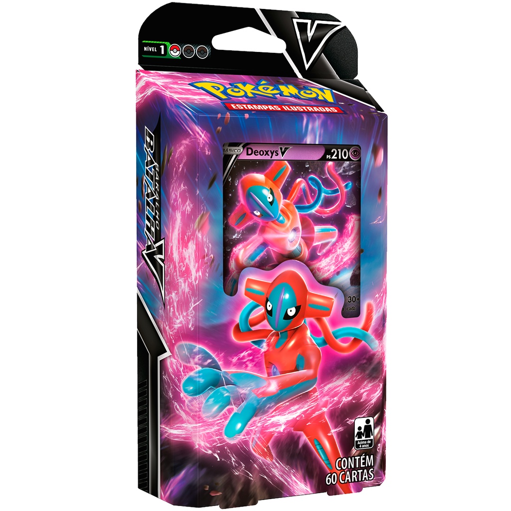 Pokemon Deck Baralho Batalha Deoxys V Cartas Copag Português