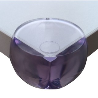 Kit 2 Protetor Quina Canto Segurança Mesa Armário Estante Cômoda Prateleira Rack Buffet Cristaleira Penteadeira Bebê Criança