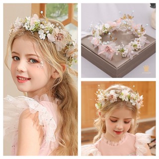 E-S Europa E Os Estados Unidos Feixe Simples Acessórios De Noiva Casamento Flor Borboleta Coroa De Fadas Headband