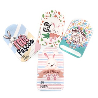 20 UNIDADES - Tag de Páscoa - Tags de Agradecimento - Tags Páscoa De: Para: em Oferta na Shopee