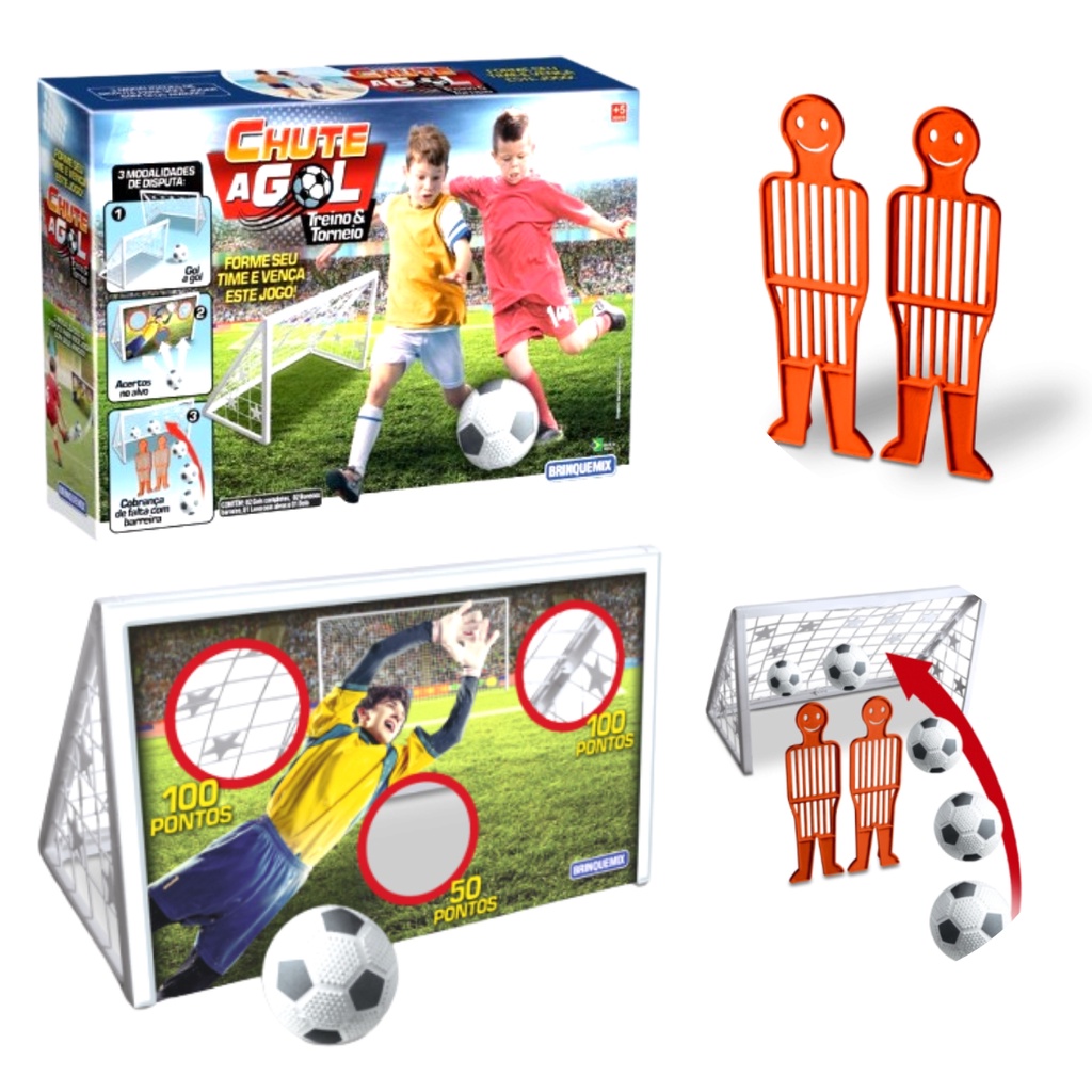 Kit 2 Golzinho Trave de Futebol Para Criança Brinquedo Infantil com Bola ENVIO IMEDIATO