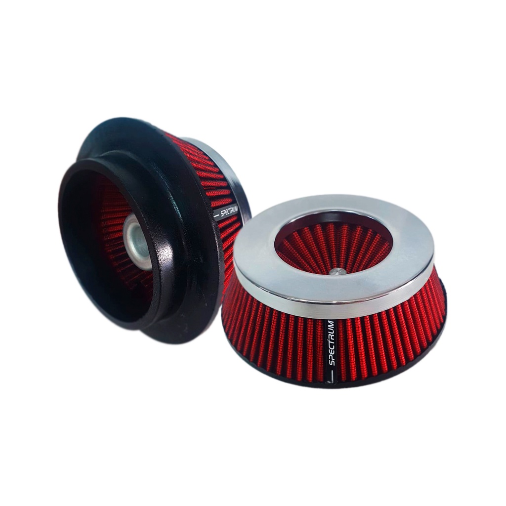 Filtro de ar esportivo Spectrum DuploFluxo p/ Carburador - 100mm (4 polegadas) 2E, 3E e TLDZ em Oferta na Shopee