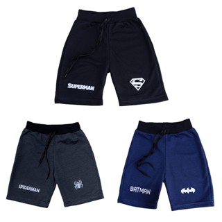 Kit 3 Shorts Infantil Moletom Super Heroi Personagen Bermuda Promoção
