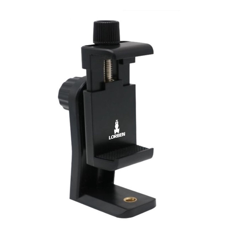 Suporte Universal Celular Lorben 360 Graus Vertical E Horizontal para Tripé Rosca 1/4