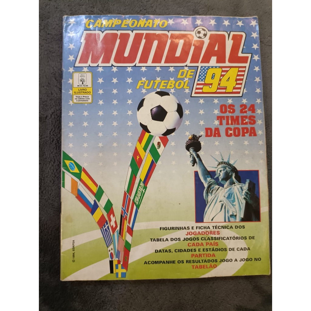 Album completo copa do mundo de 1994 - Edição tetra