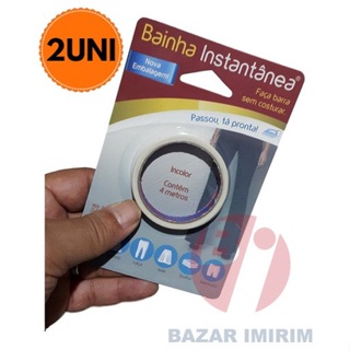 2x Fitas Bainha Instantânea Magica 4metros Barra Sem Costura (Faça Barra sem costurar) - Tia Ajuda em Oferta na Shopee