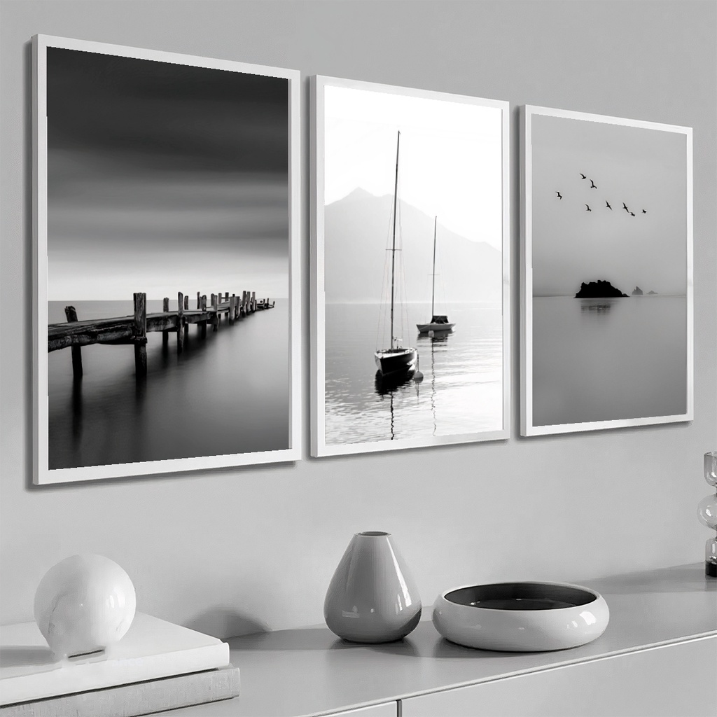 Quadro Decorativo Para Sala Com Moldura