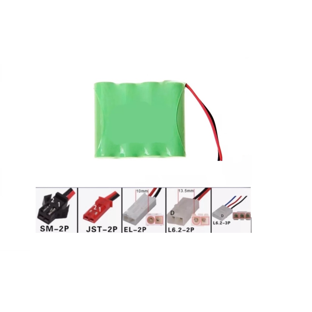 Bateria Carrinho 4,8 V 900 Mah