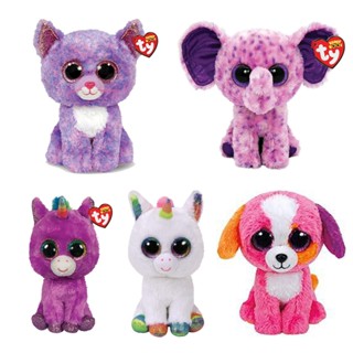 15Cm Olhos Grandes Brilhos Feijões De Halloween Série Pelúcia Animal Colecionável Brinquedo De