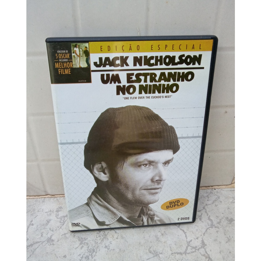 DVD Um Estranho No Ninho - filme com Jack Nicholson - Duplo 2 DVDs