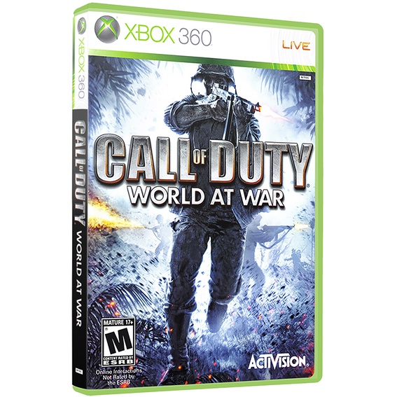Call Of Duty World At War para Xbox 360 Lt com capa