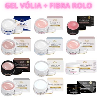 Gel Vólia Classic ou Control + Rolo de Fibra (Escolha o Gel)