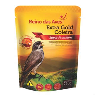 Extra  Gold Coleira 250g Extrusada - Reino das Aves em Oferta na Shopee
