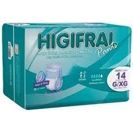 Fralda Geriátrica Higifral G/XG c/14