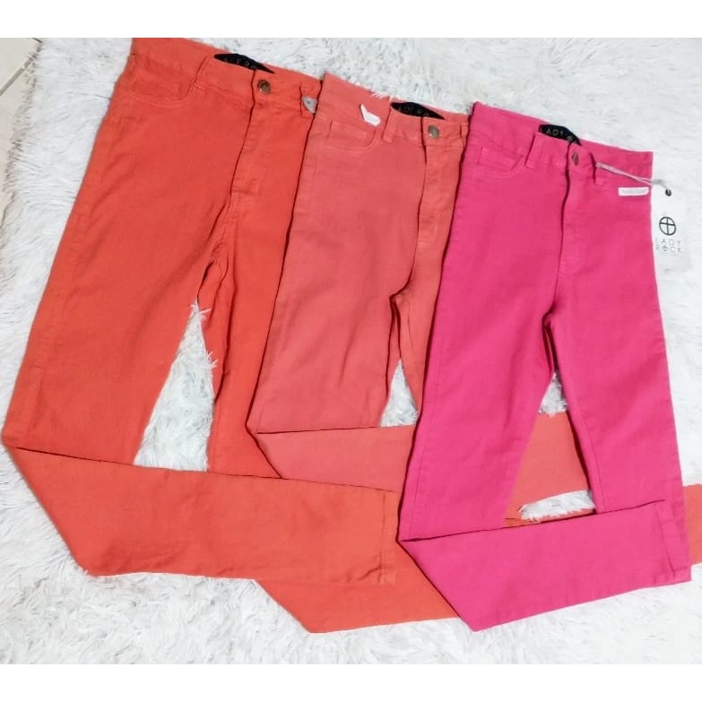 CALÇA CINTURA ALTA LADY ROCK