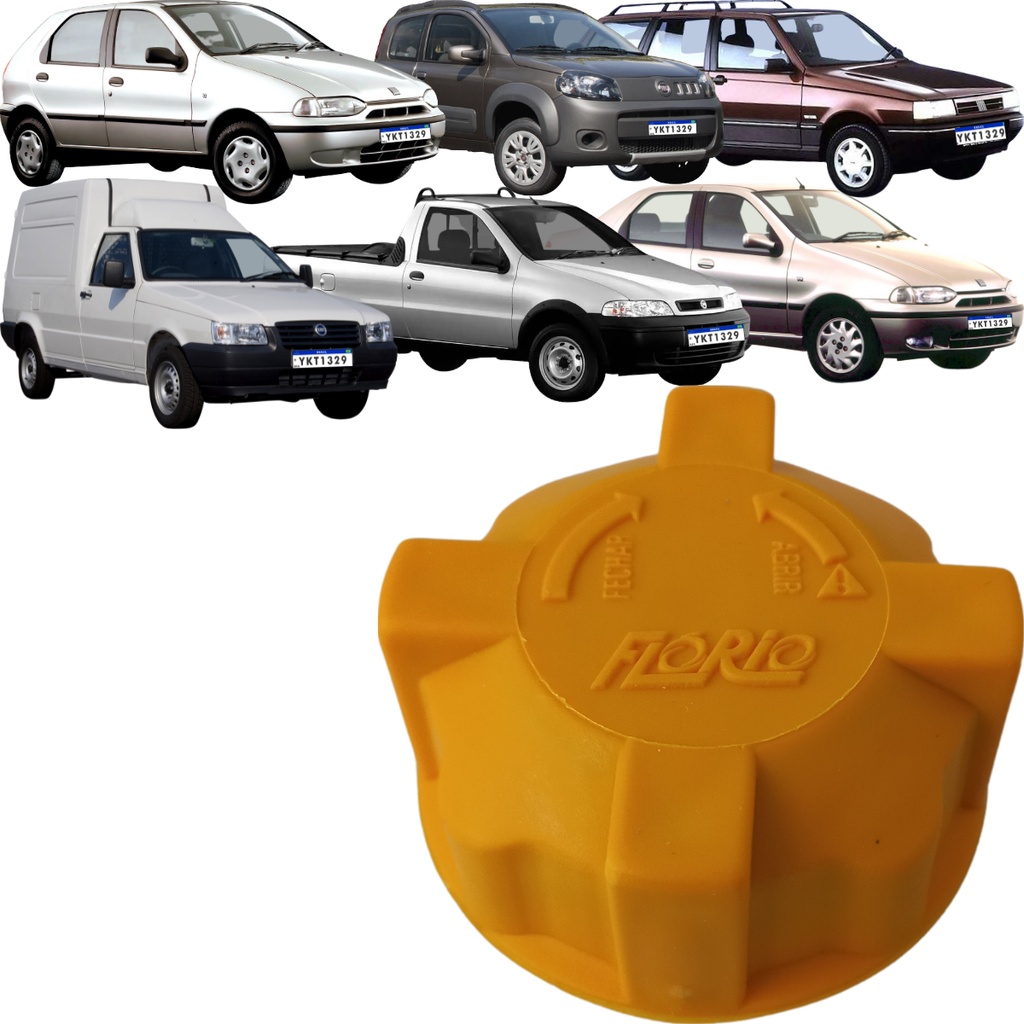 Tampa Reservatório do Radiador Palio Siena Strada Uno Elba em Oferta na Shopee