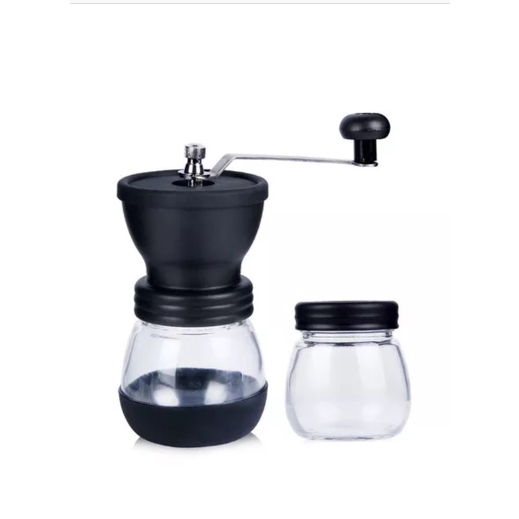 Moedor Manual De Café Cerâmica E Vidro