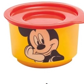Pote empilhável Mickey Disney avon amarelo vermelho