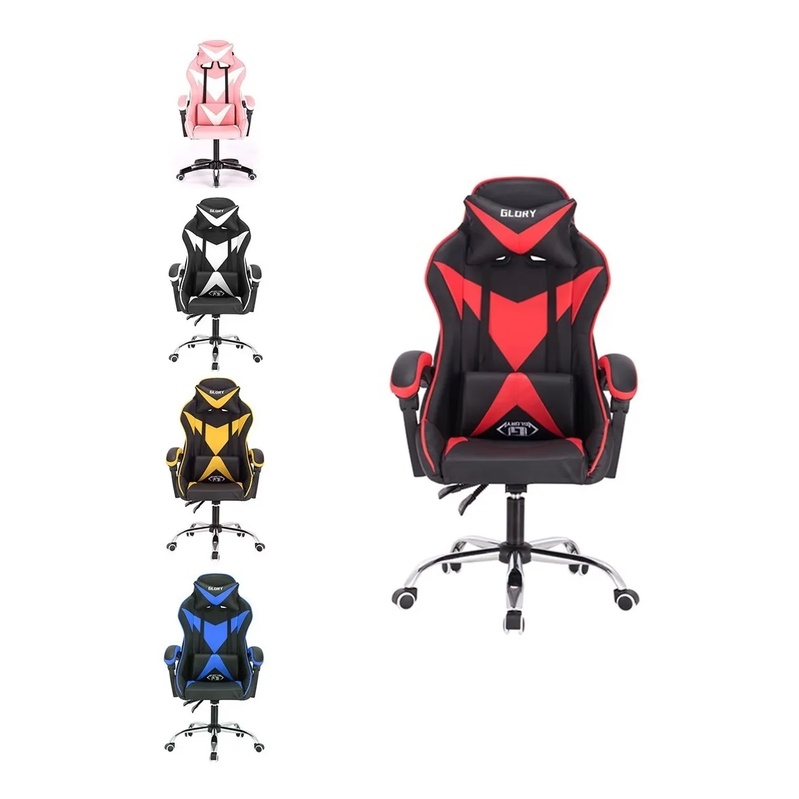 Cadeira Gamer Reclinável Ergonômica Base Giratória