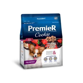 Biscoito Premier Pet Cookie Cães Filhotes Frutas Vermelhas e Aveia - 250g