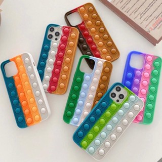 Capa Iphone Pop it Anti Impacto Fidget Pop It Anti Stress Iphone 6S 7 7Plus XR Xs 11 12 Pro Max Aleatorio