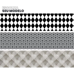 Faixa Decorativa Parede Pia Cozinha Adesiva Geometrico