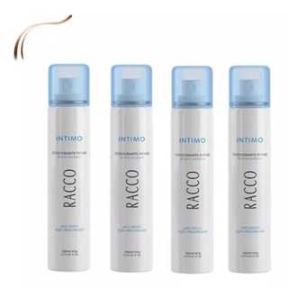 Desodorante Spray Jato Seco Intimos Racco Kit 4 Unidades
