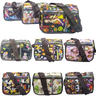 Bolsa Estampada Colorida com Alça Transversal e Alça de Mão OVOGA HM-1126 em Oferta na Shopee